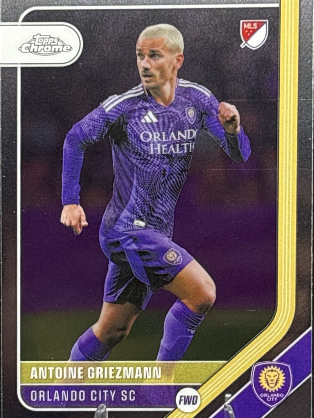 Topps Chrome Orlando City SC Antoine Griezmann Soccer Card